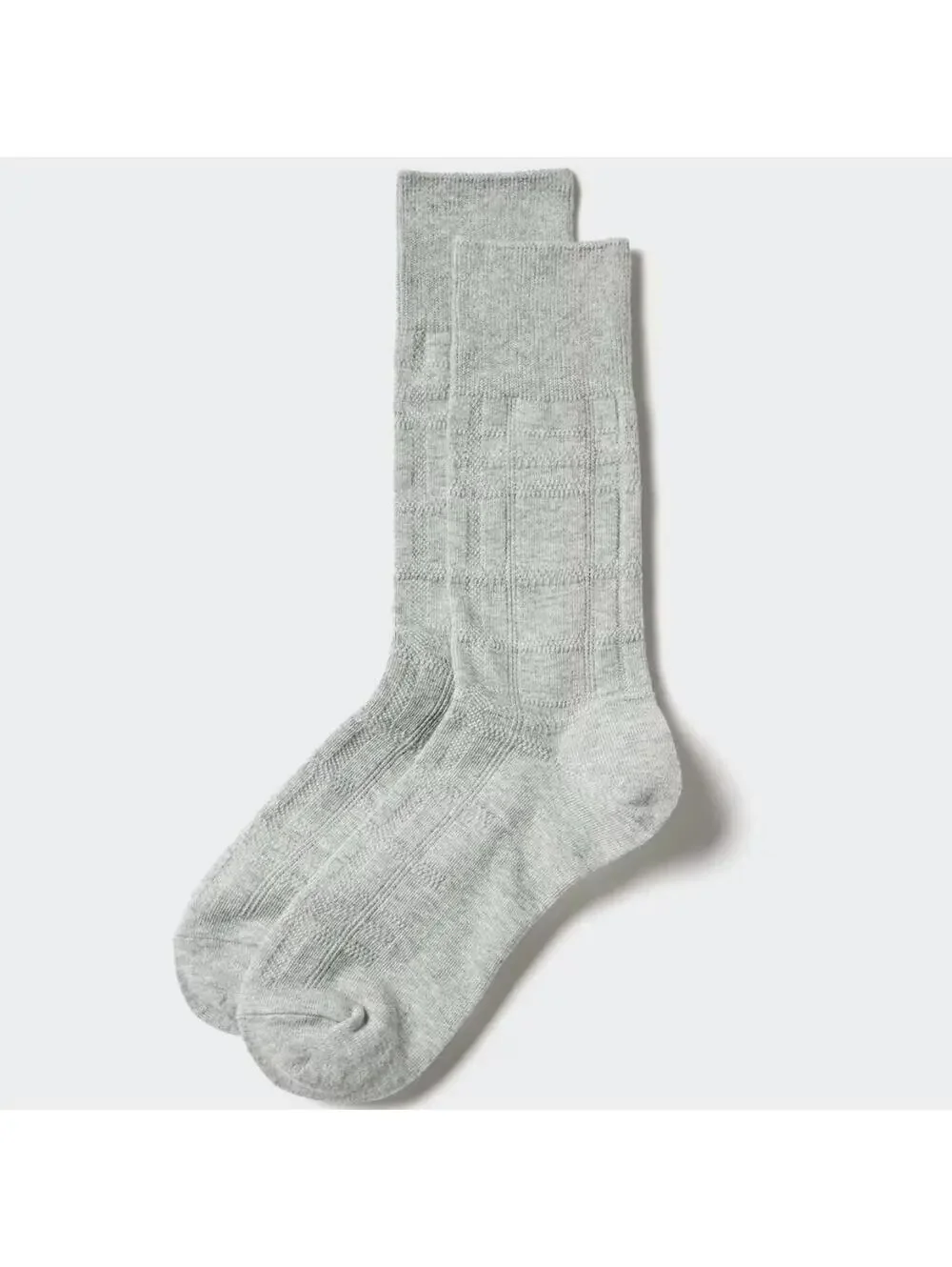 Uniqlo Links Checked Socks Men's 8-11 US NWT